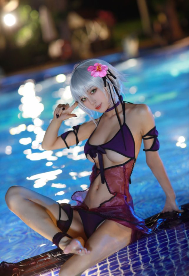 水淼aqua-贞德泳装[40P/210MB]