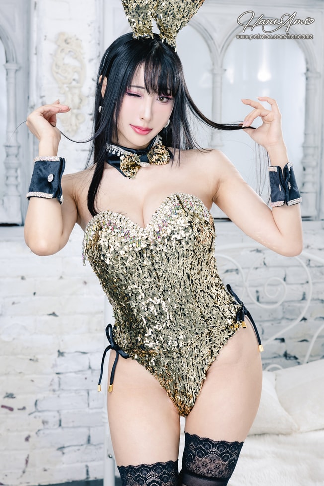 雨波_HaneAme – NO.227 2022年09月新品订阅 (Dazzling Bunny_日本炫目兔女郎) [36P-215MB]