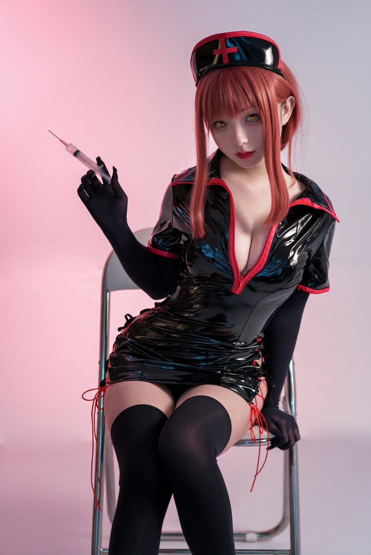 花铃 NO.54 玛奇玛黑色护士[20P-219M]