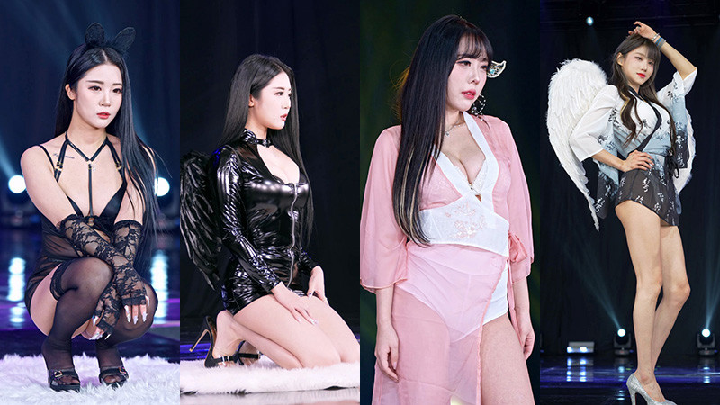 [饭拍]20231118韩国女团Holly Queen现场饭拍秀[17V/2.8GB]