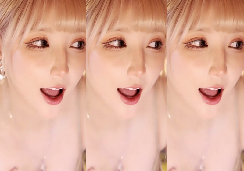 [主播]斗鱼大胸性感主播Minana呀亮色长裙热舞