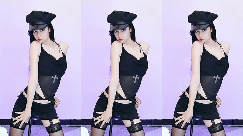 [主播]网易CC主播乖乖女星也连体袜包臀裙热舞3则