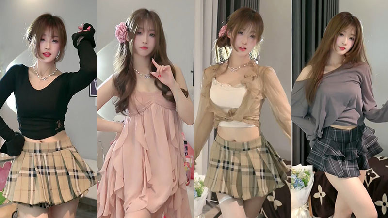 [小姐姐]抖音主播纯情Nini 24.3.26-30直播精选舞蹈合集[37V/3.46G]