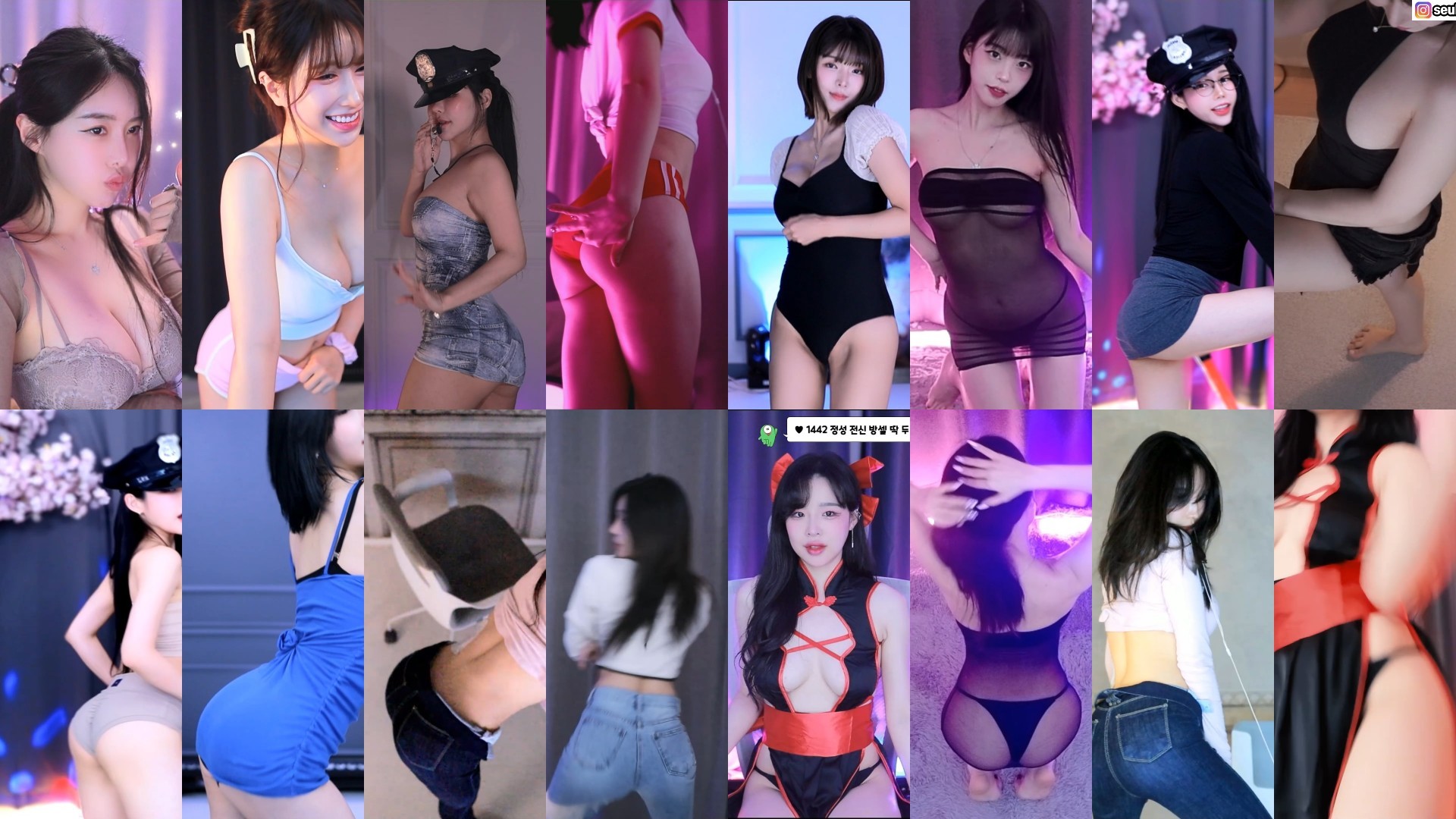 [主播]AfreecaTv韩国BJ 24年4月15日录制舞蹈合集