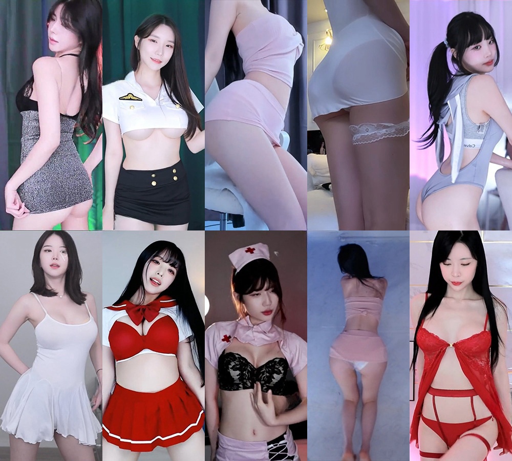 [主播]AfreecaTv韩国BJ阿孝、蔡京多位主播19+舞蹈合集[68v/7.1G]