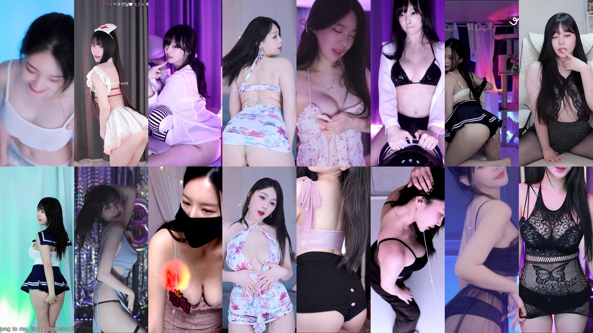 [主播]AfreecaTv韩国BJ 24年8月31-9月1日录制舞蹈合集