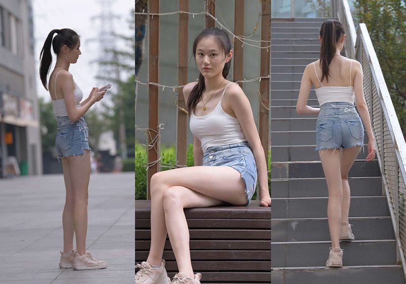 [街拍]M959.浅笑明眸图片视频