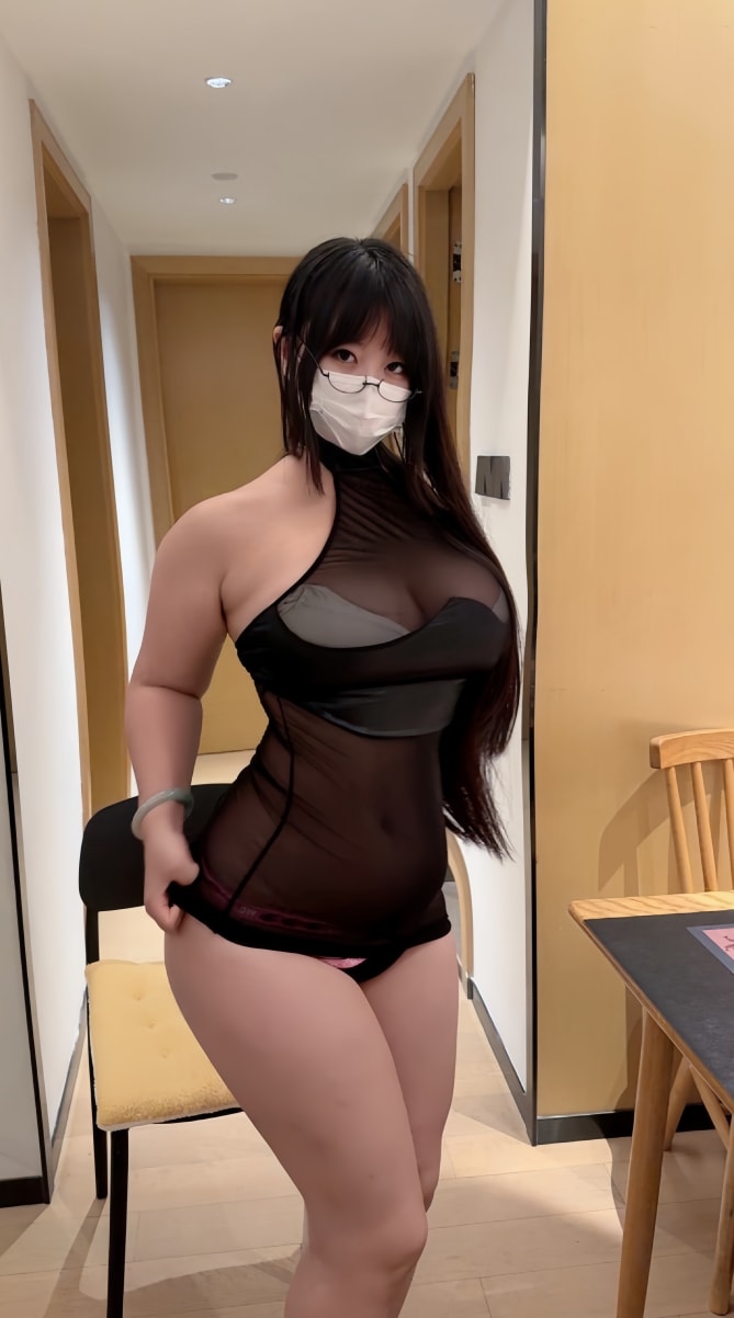 【微密圈】智惠姐姐-黑色三点式丁丁