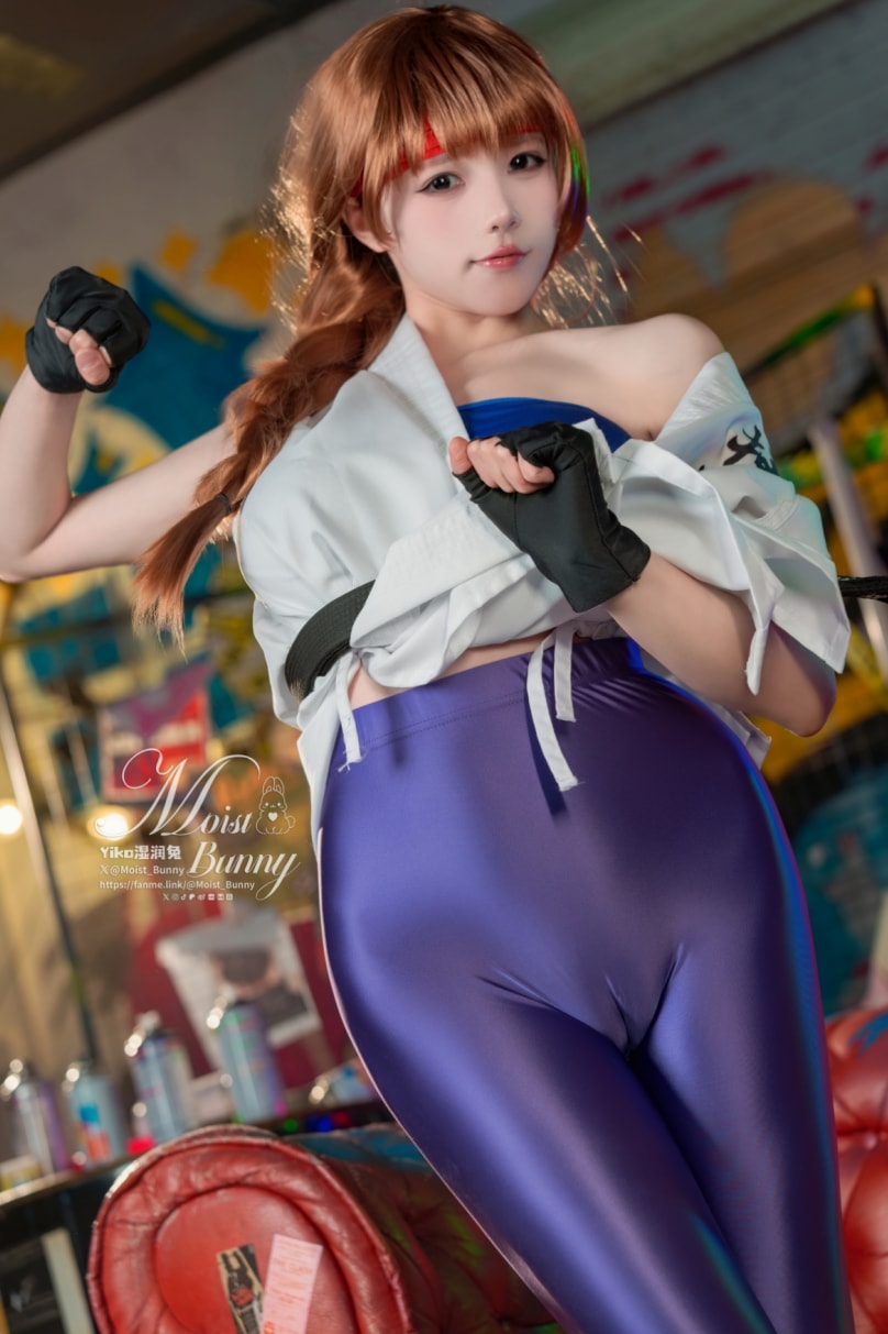 咬一口兔娘 NO.211 04月作品『拳皇-坂崎百合』 Shake it