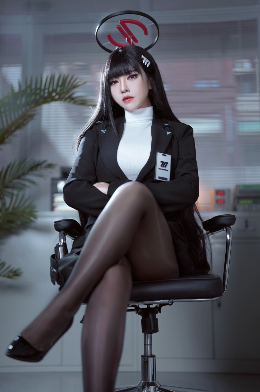 半半子 NO.94 蔚蓝档案 调月莉音