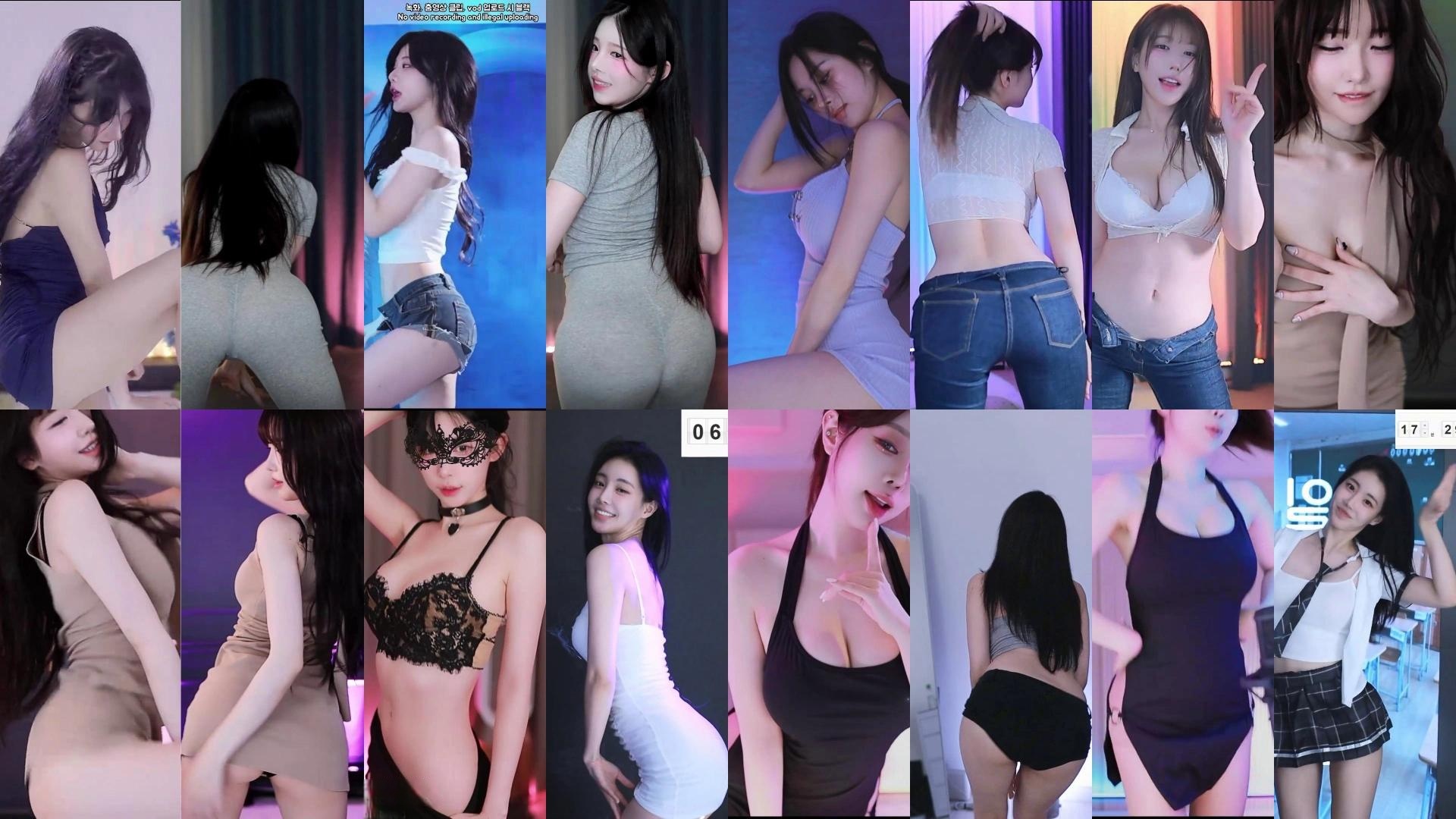 韩国BJ 2025年7月22日已发布 好腚 瑜伽裤有点透