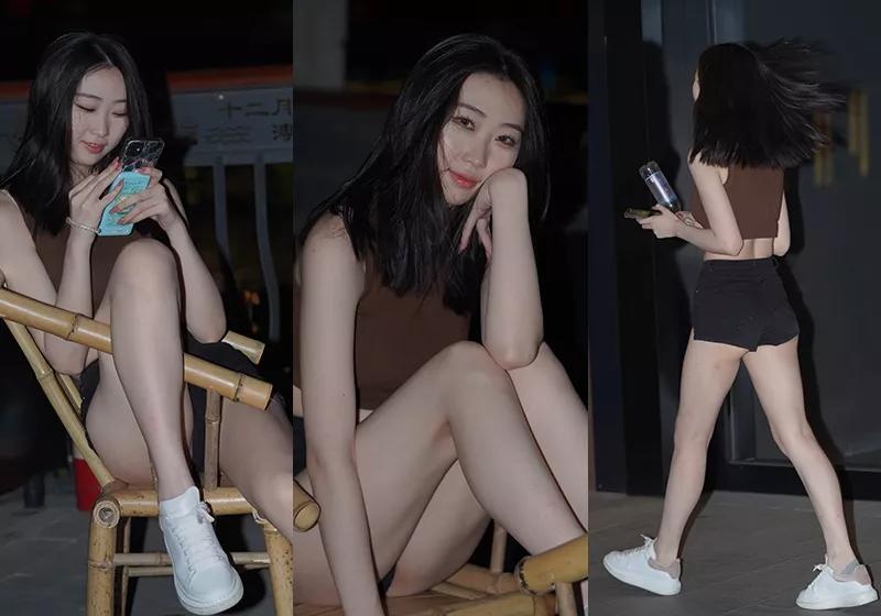 [街拍]M984.晚风温柔，你也温柔图片视频