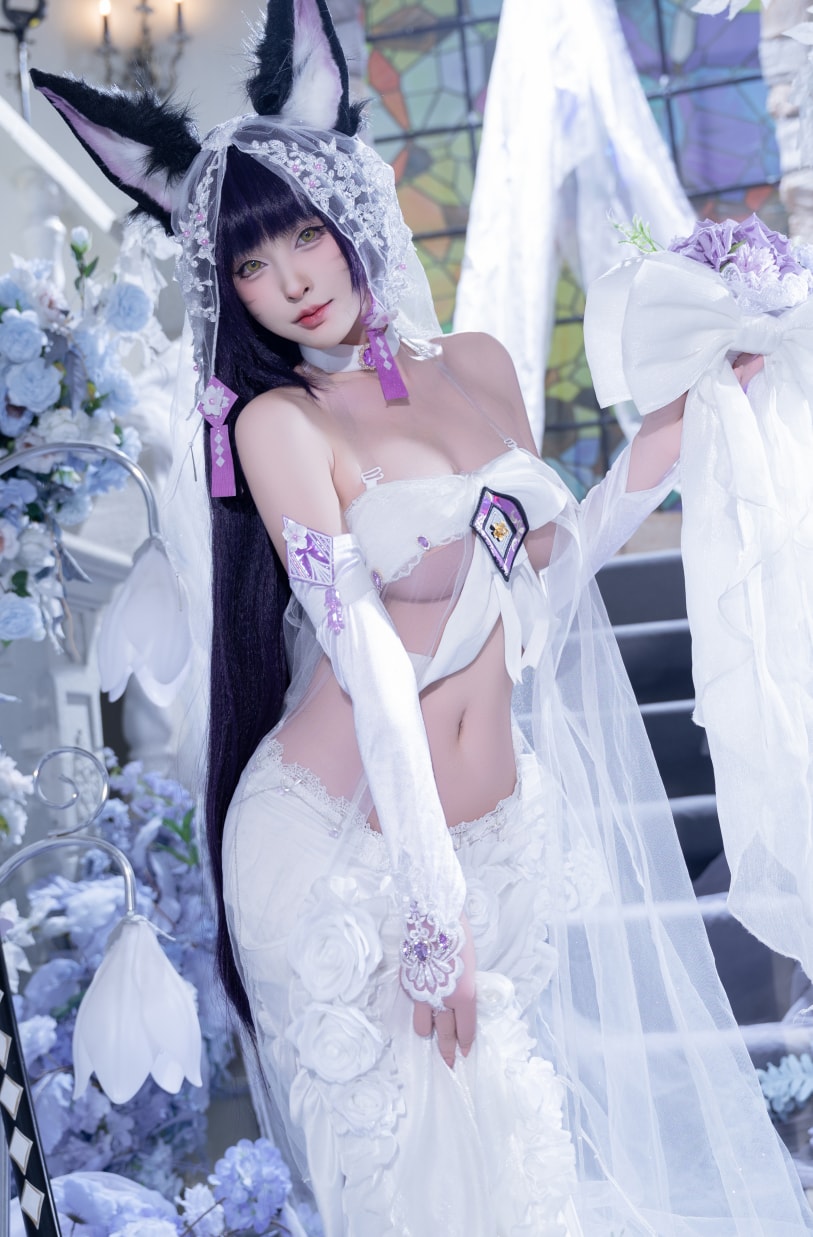 清水由乃 NO.077 碧蓝航线 武藏 紫藤花