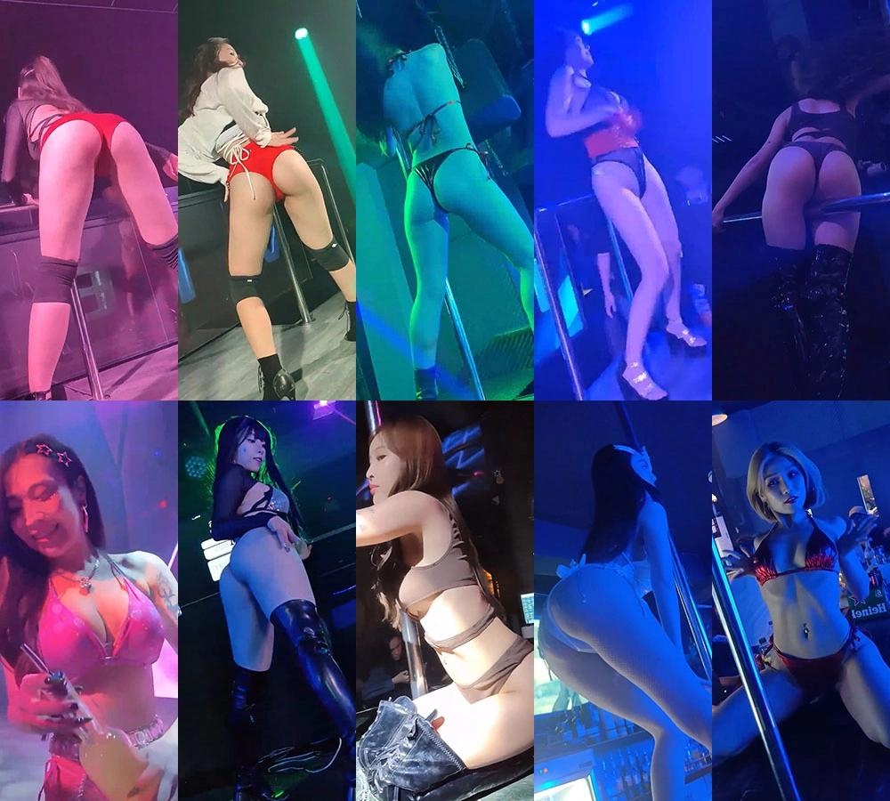 [热舞]台湾夜店流出一字马后摇臀视角美女热舞