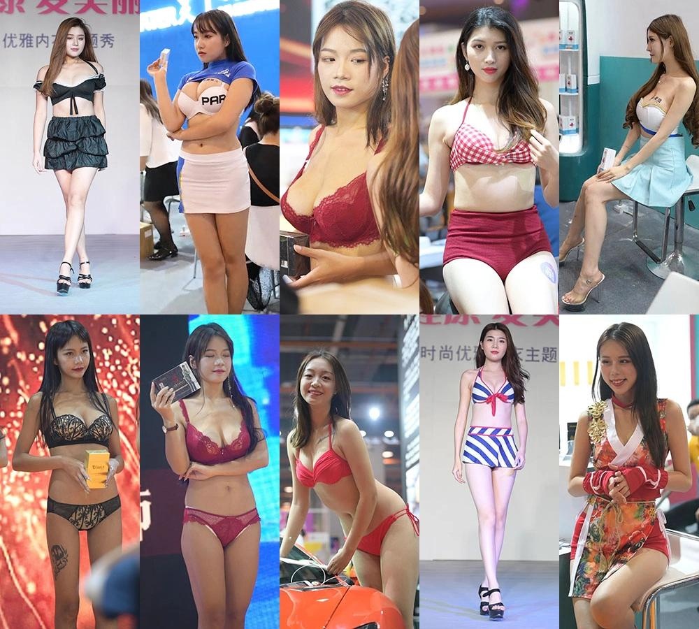 [展会]御风街拍2019年广州成人展模特