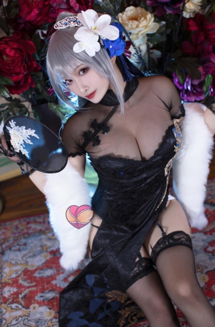 洛璃LoLiSAMA NO.96 碧蓝航线 路易九世旗袍